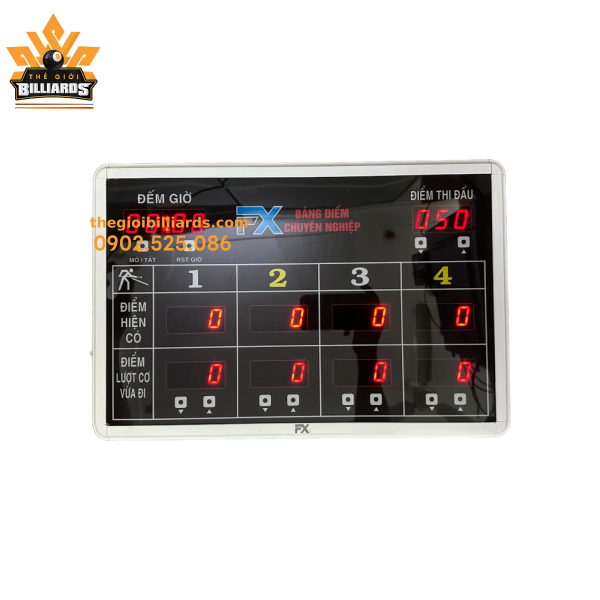 Bảng điểm điện tử FX 4 người chơi