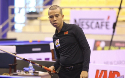 Cơ thủ Trần Quyết Chiến xuất sắc vô địch World Cup carom 3 băng